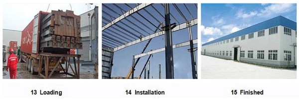 Steel Structure Warehouse for Building Material with Steel Frame